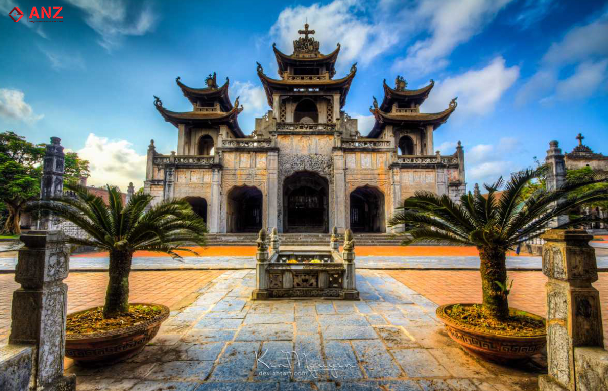 Nhà thờ cổ ở Ninh Bình được xây dựng từ những năm 1875